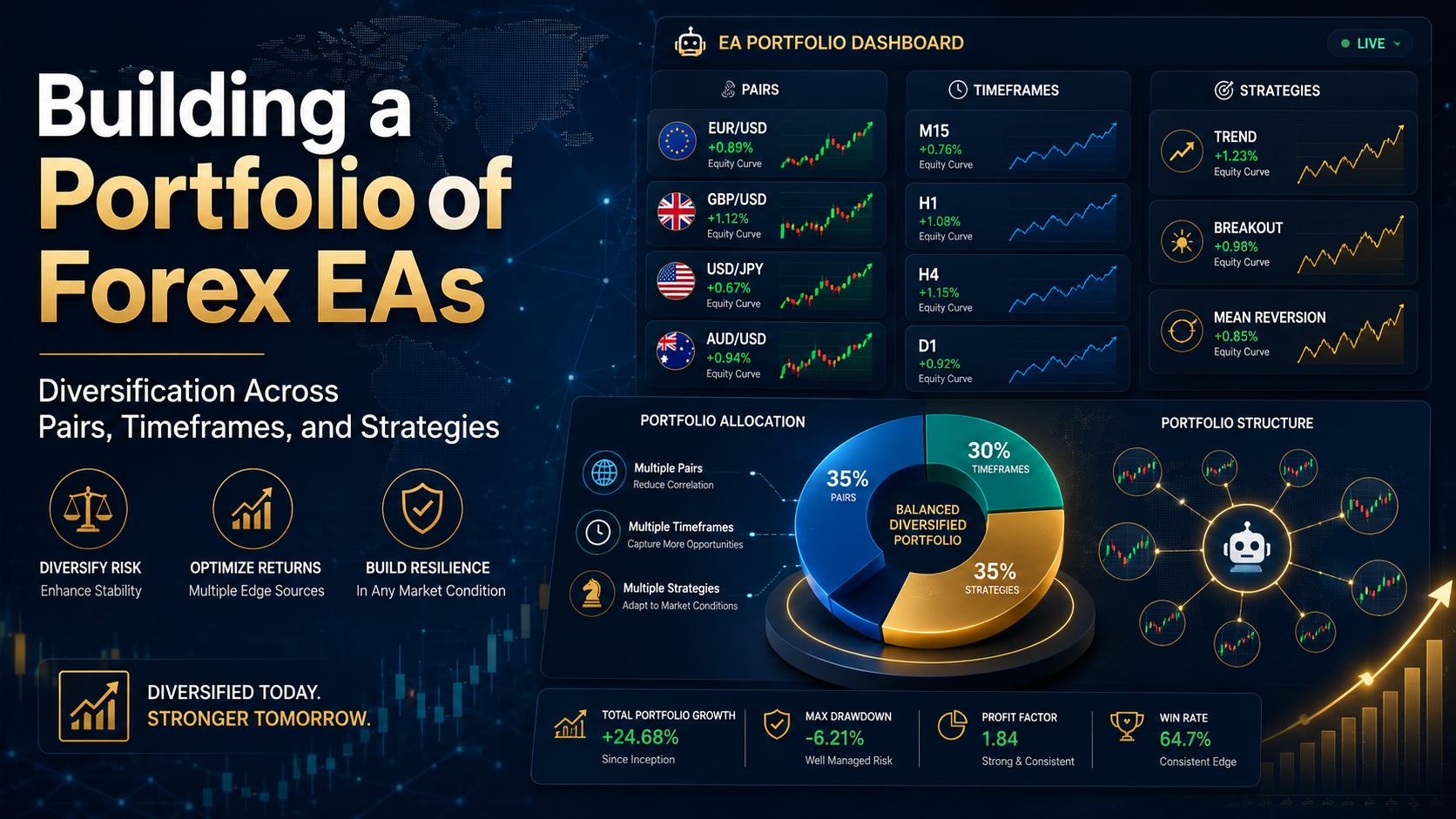 Why Every Serious EA Portfolio Needs a Gold Engine: The XAUUSD Expert Advisor Guide